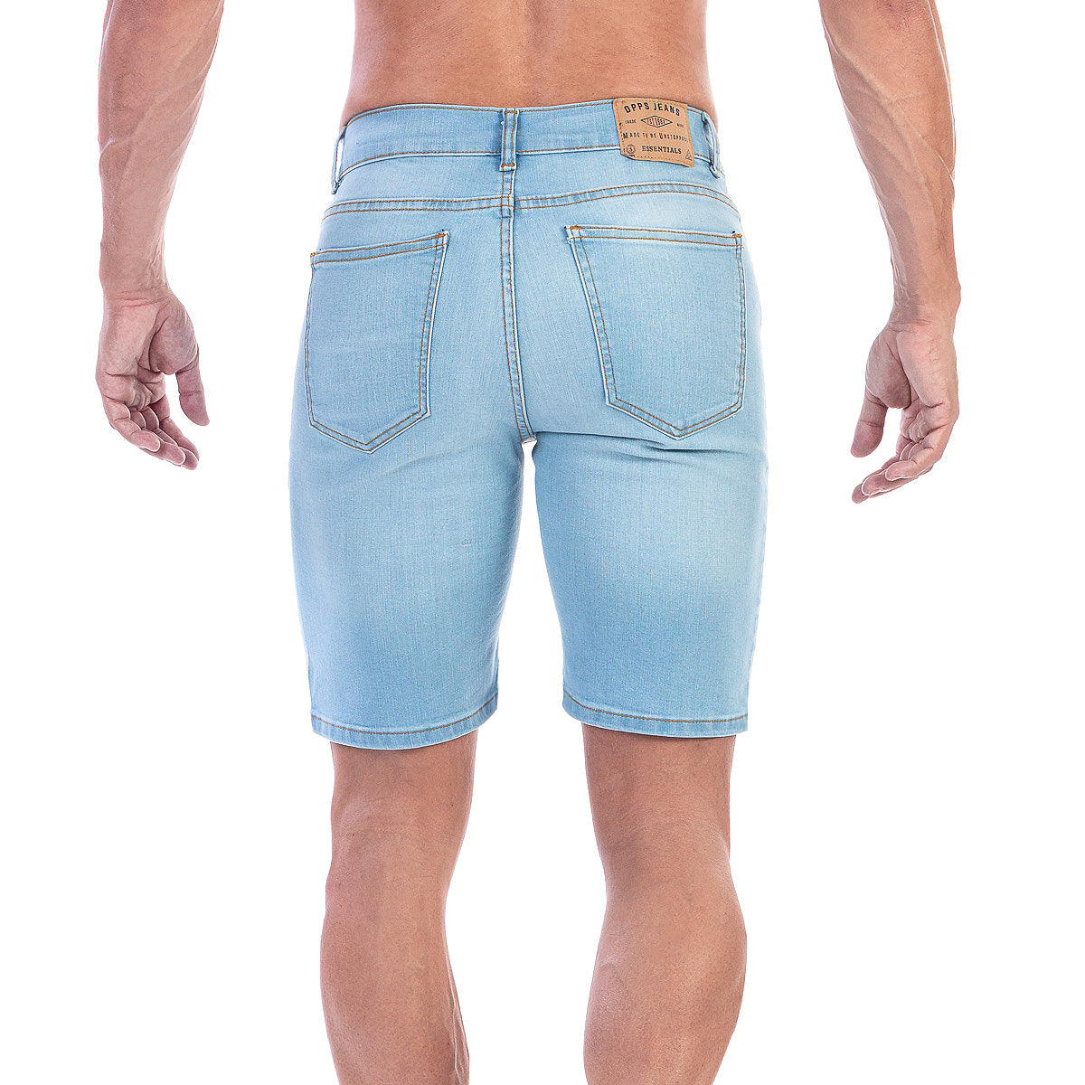 Bermuda Mezclilla Stretch Hombre Slim Fit