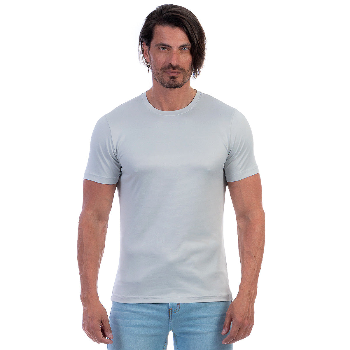 Playera Cuello Redondo Hombre Manga Corta Básica
