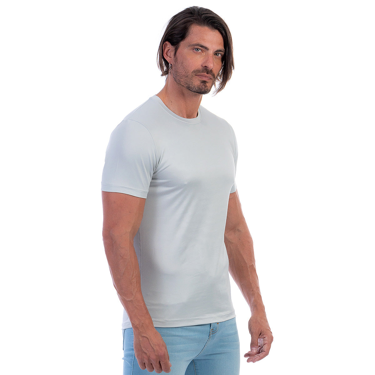 Playera Cuello Redondo Hombre Manga Corta Básica