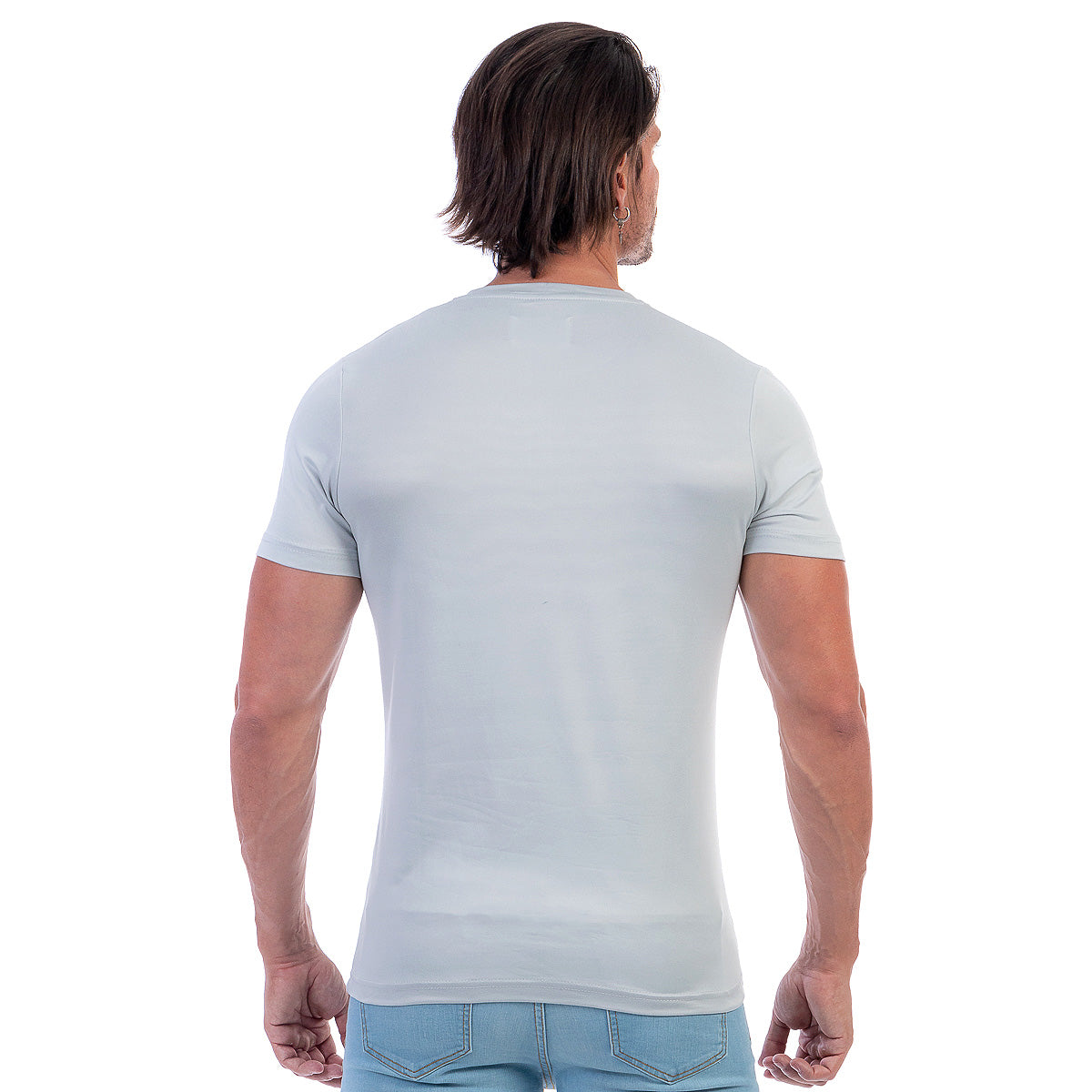 Playera Cuello Redondo Hombre Manga Corta Básica