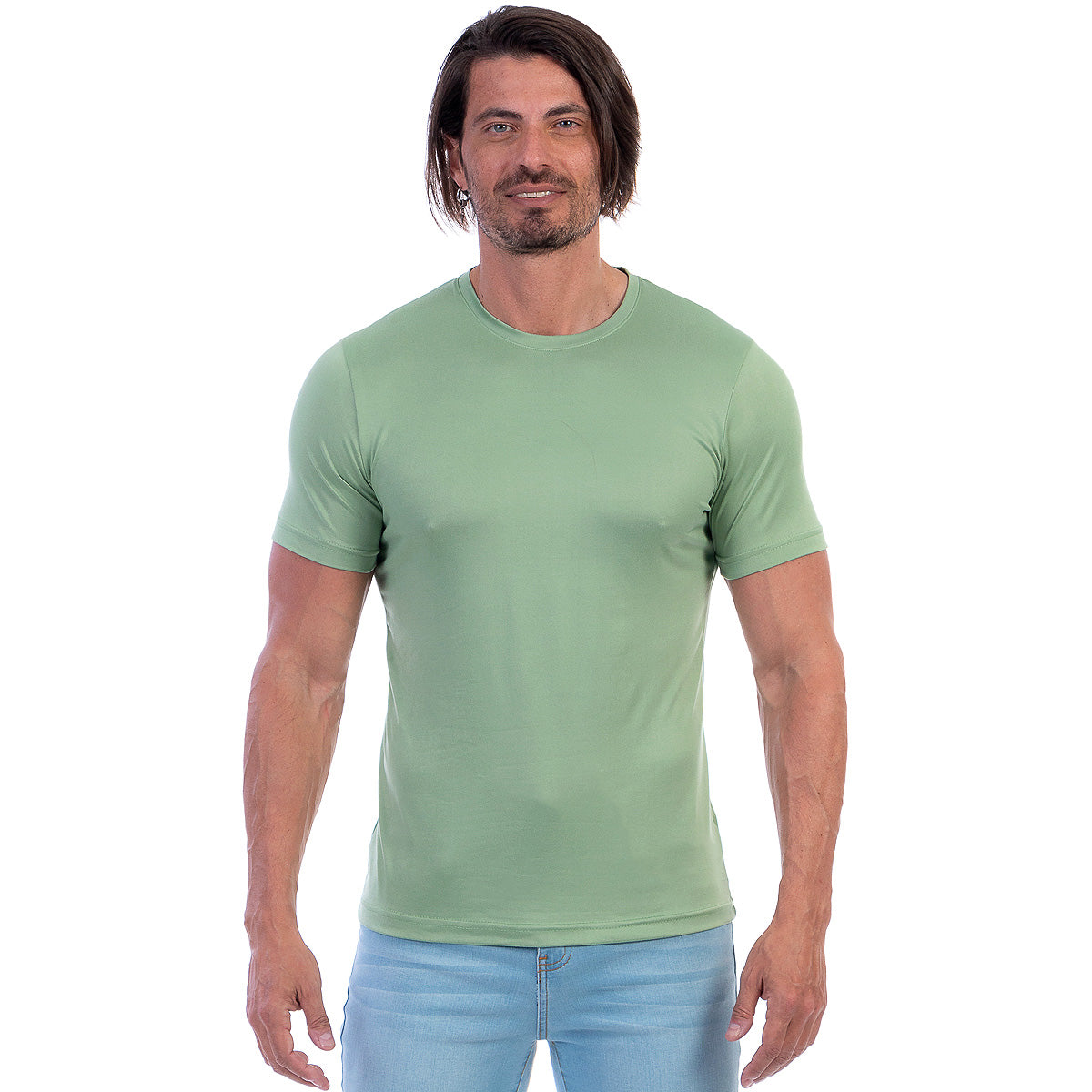Playera Cuello Redondo Hombre Manga Corta Básica