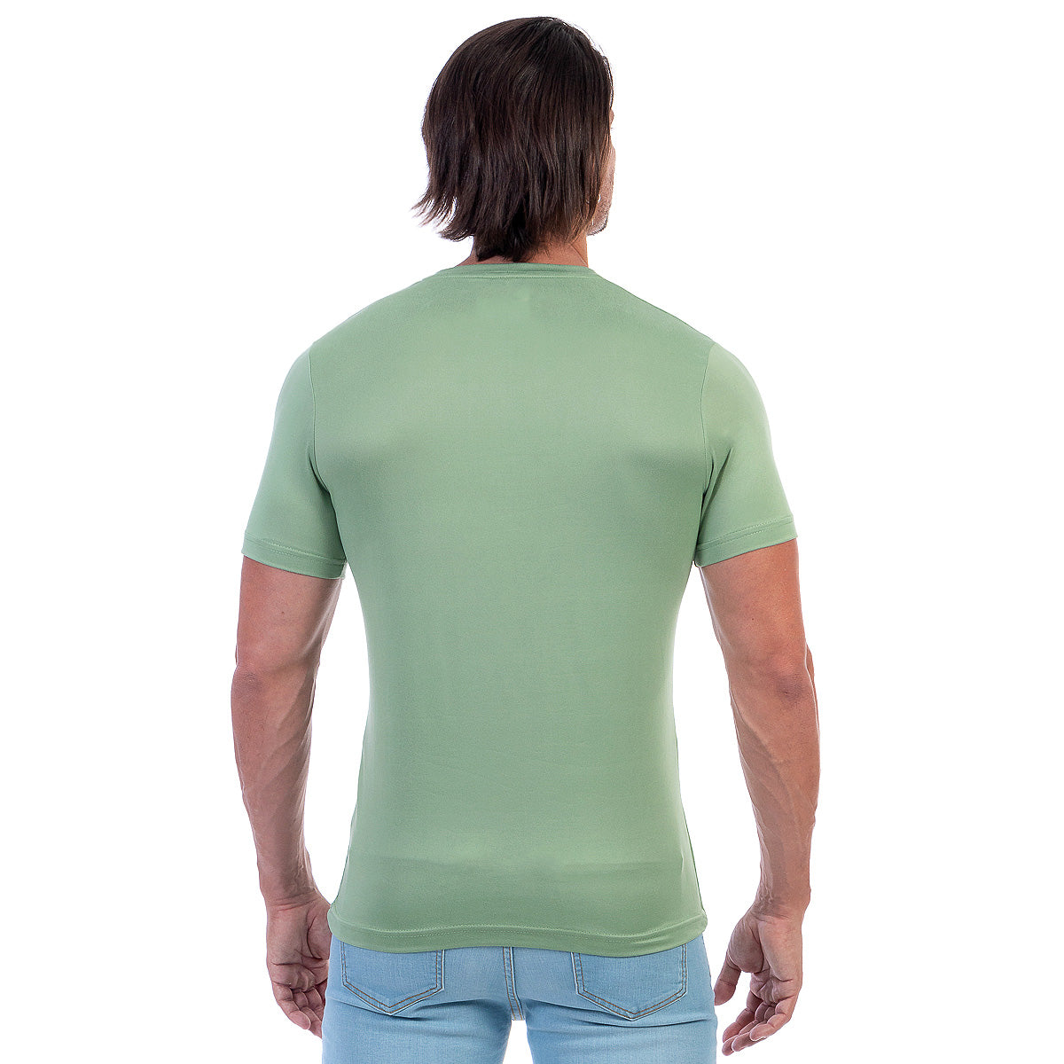 Playera Cuello Redondo Hombre Manga Corta Básica