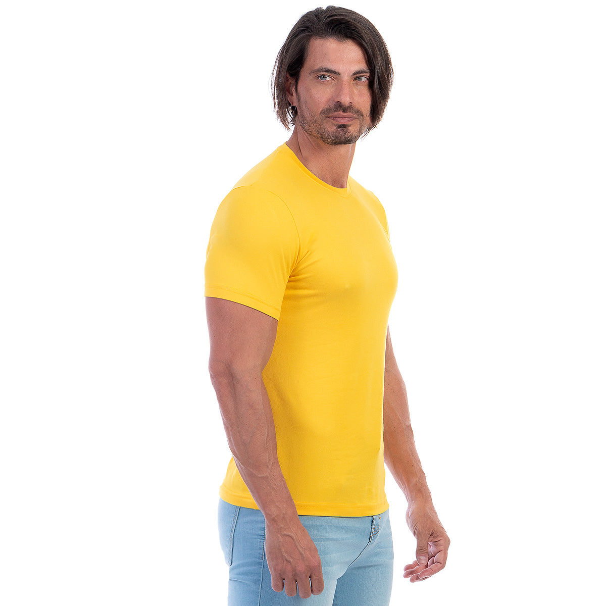 Playera Cuello Redondo Hombre Manga Corta Básica