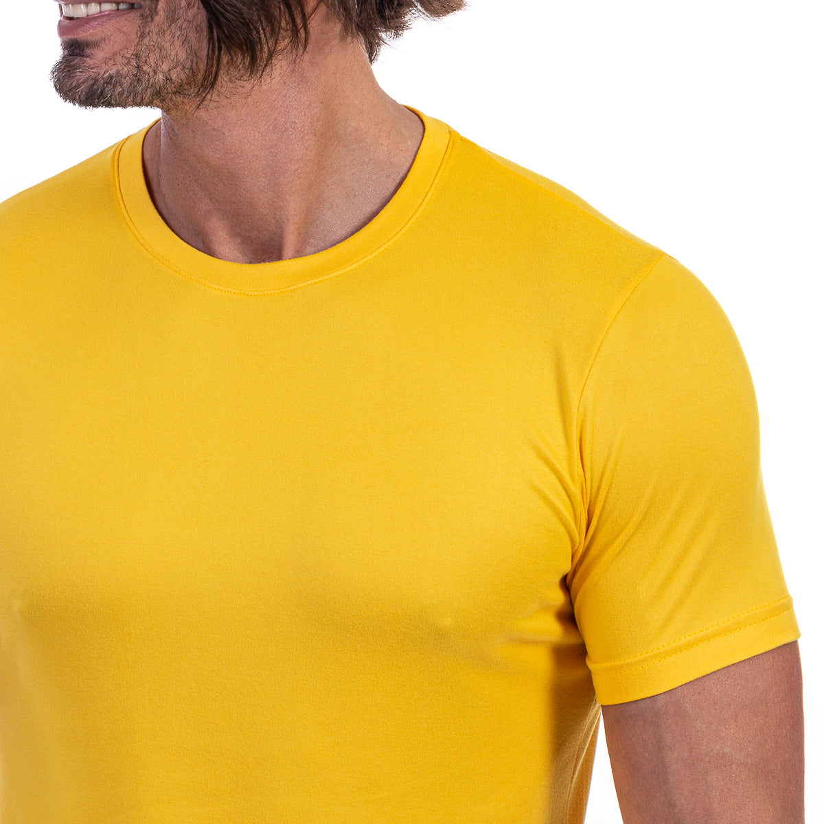 Playera Cuello Redondo Hombre Manga Corta Básica