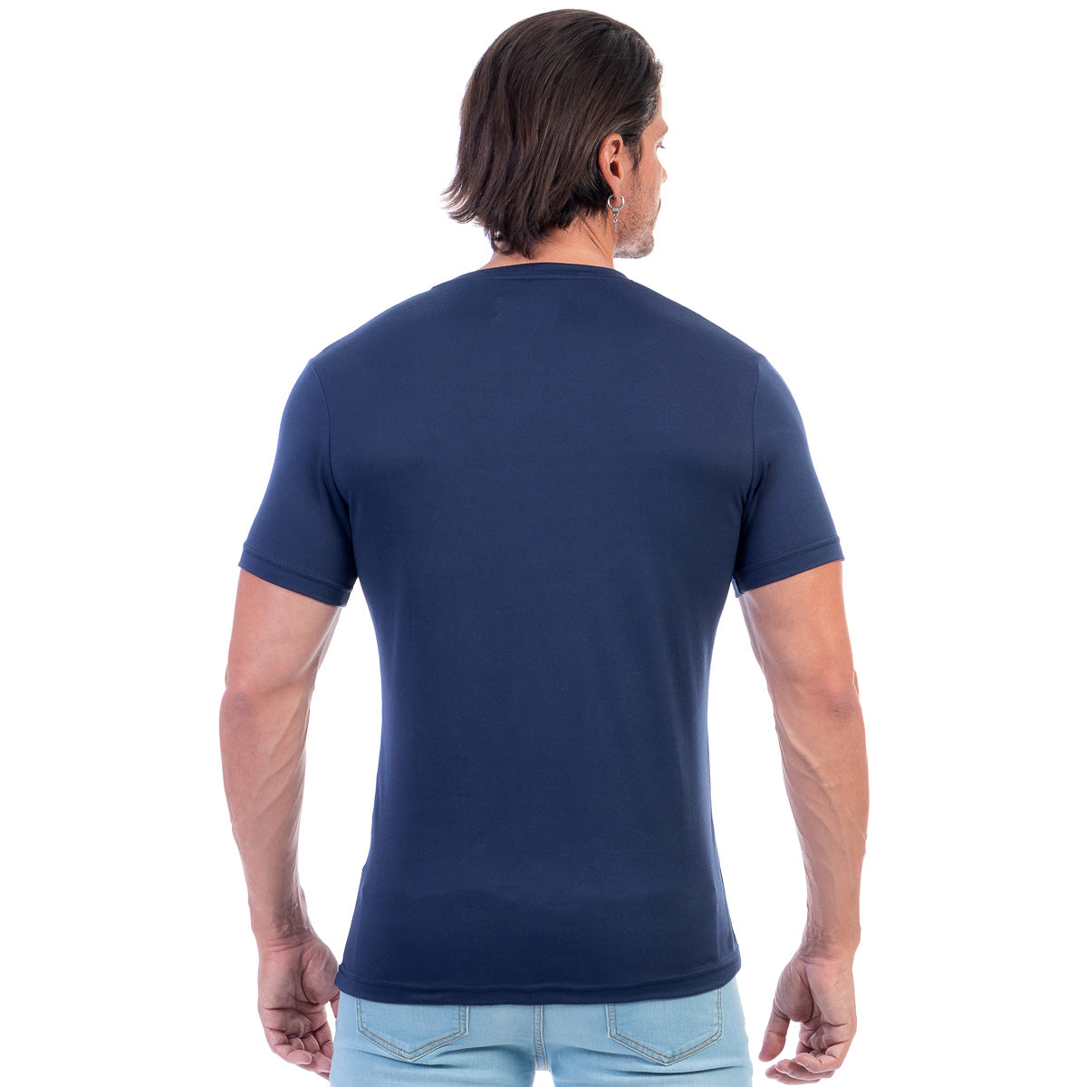 Playera Cuello Redondo Hombre Manga Corta Básica