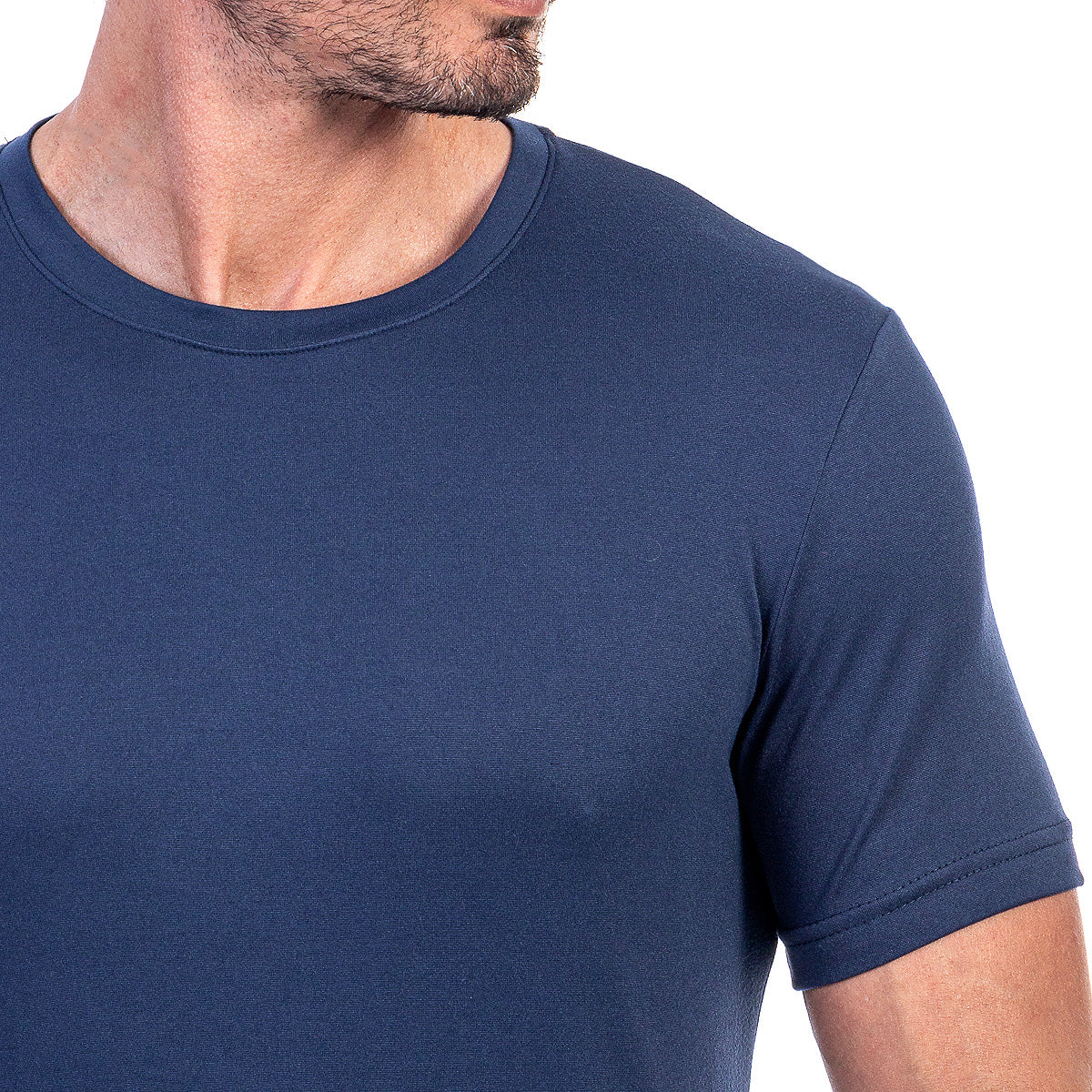 Playera Cuello Redondo Hombre Manga Corta Básica