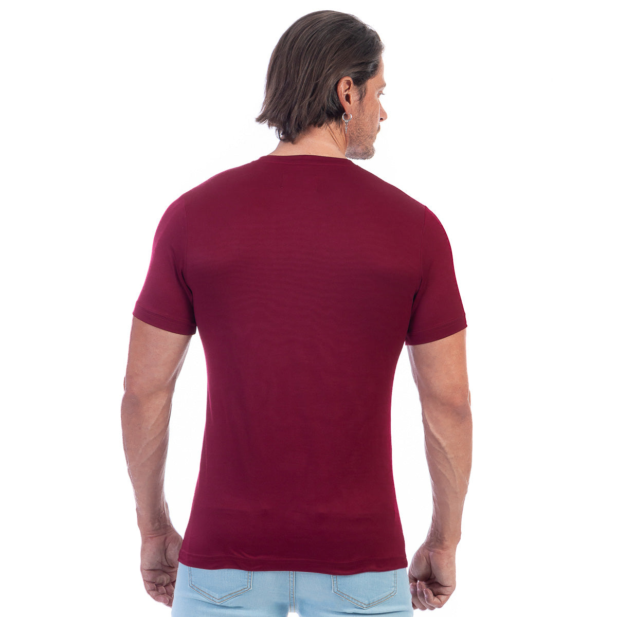 Playera Cuello Redondo Hombre Manga Corta Básica