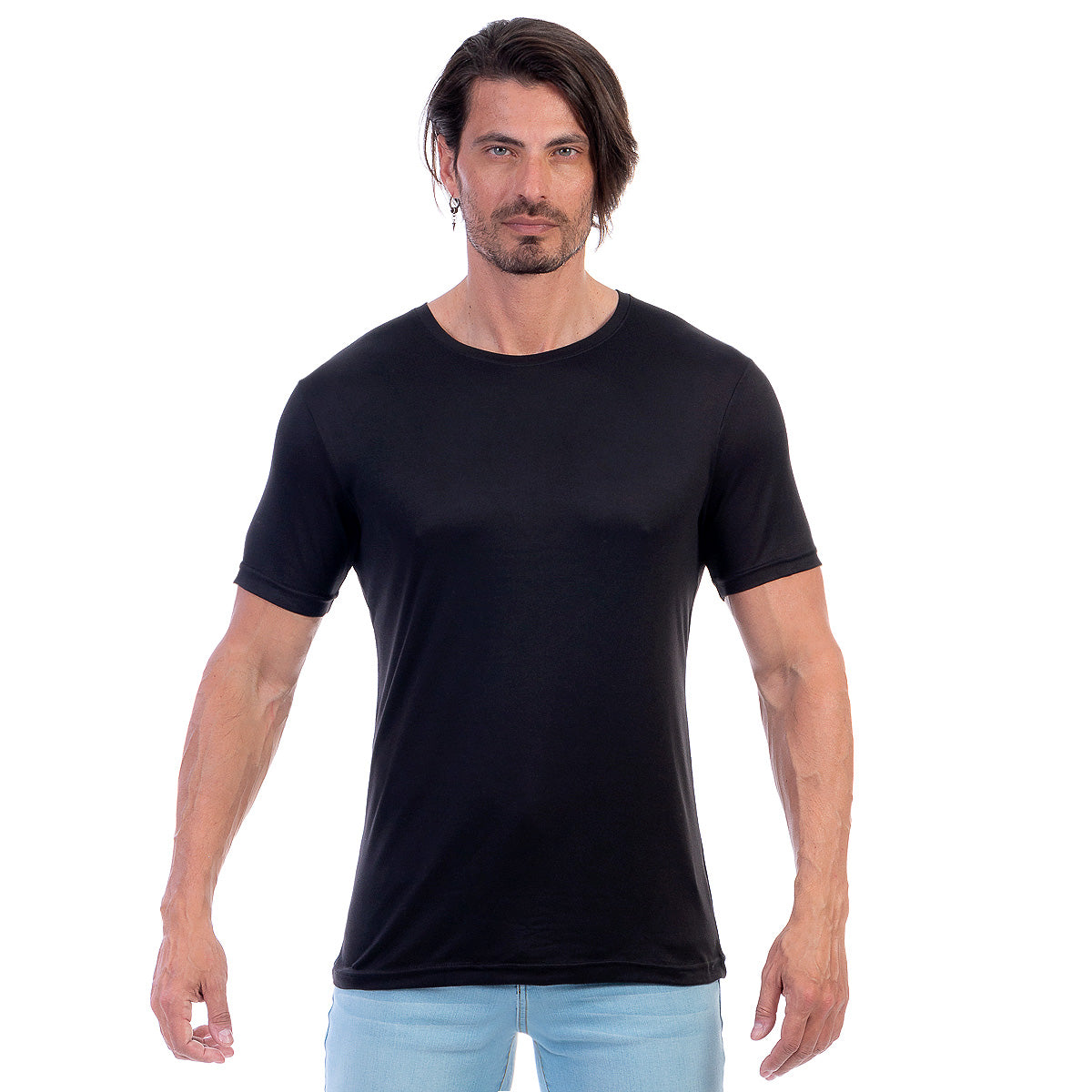 Playera Cuello Redondo Hombre Manga Corta Básica