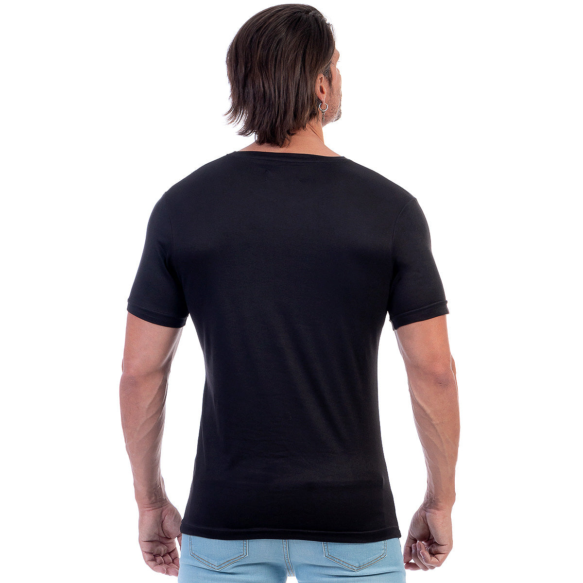 Playera Cuello Redondo Hombre Manga Corta Básica