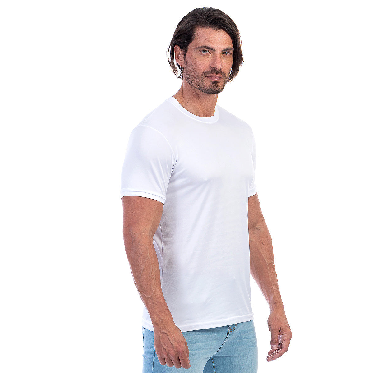 Playera Cuello Redondo Hombre Manga Corta Básica