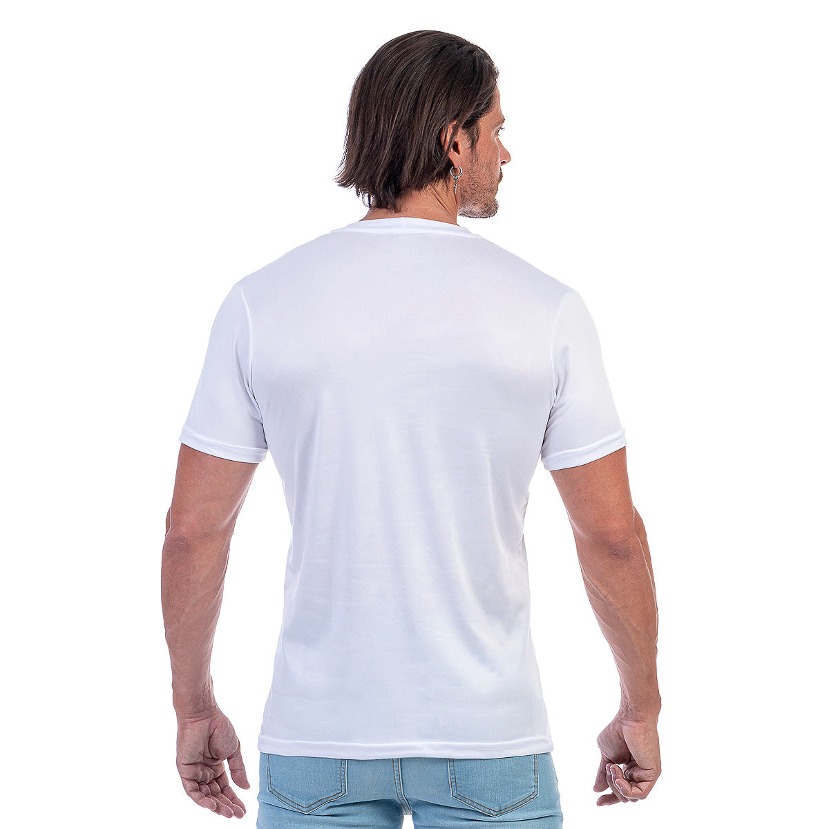 Playera Cuello Redondo Hombre Manga Corta Básica