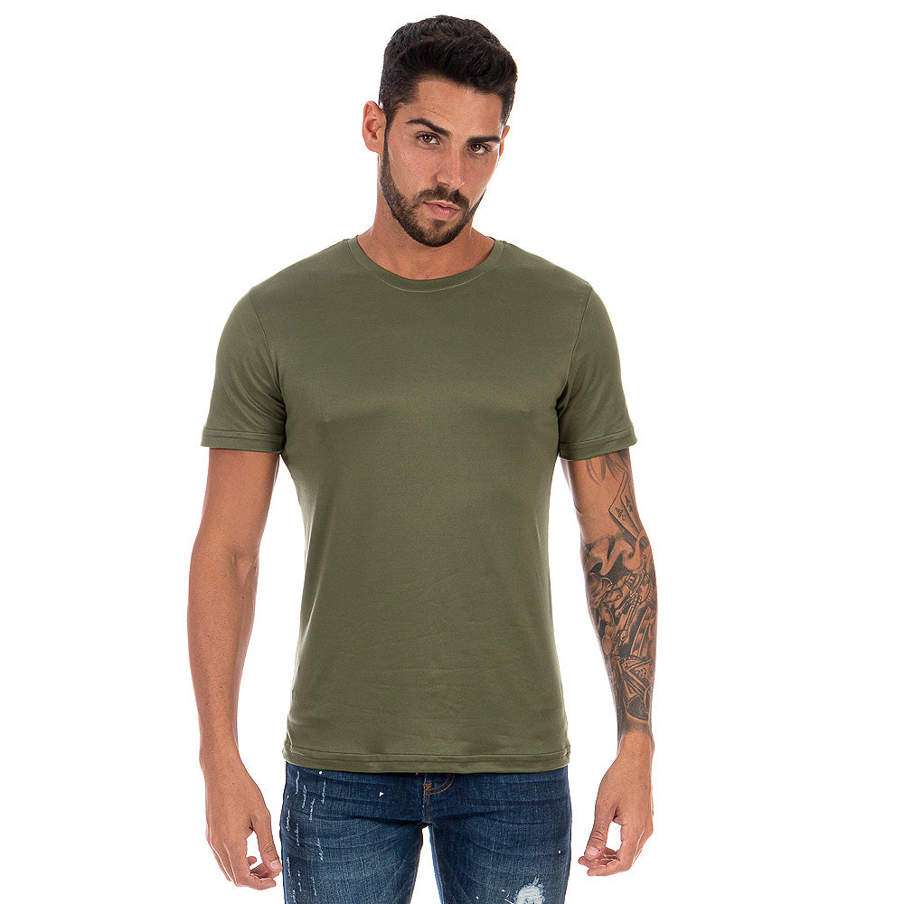 Playera Cuello Redondo Hombre Manga Corta Básica