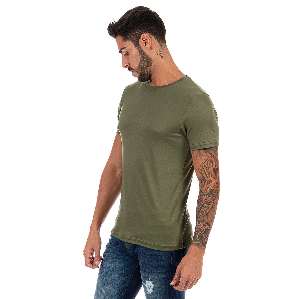 Playera Cuello Redondo Hombre Manga Corta Básica