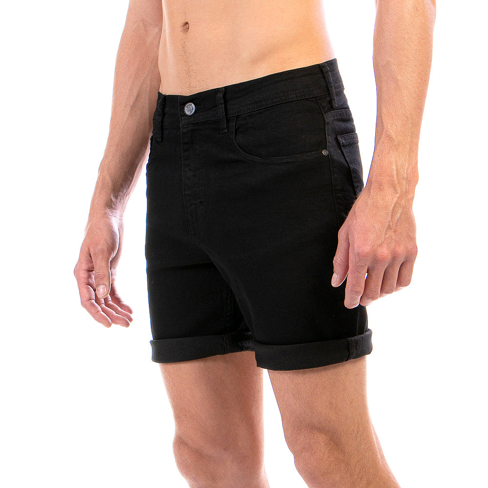 Bermuda Mezclilla Stretch Hombre Slim Fit