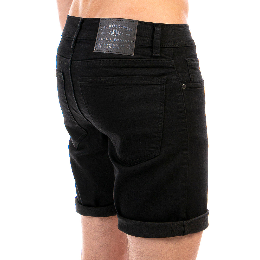 Bermuda Mezclilla Stretch Hombre Slim Fit