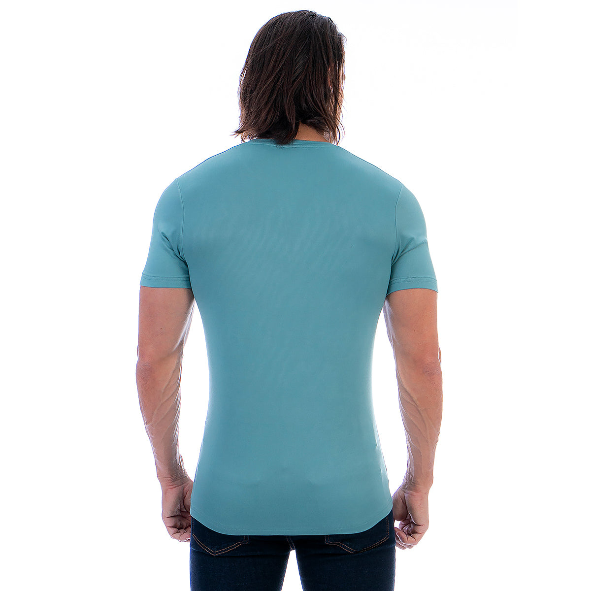 Playera Cuello Redondo Hombre Manga Corta Básica