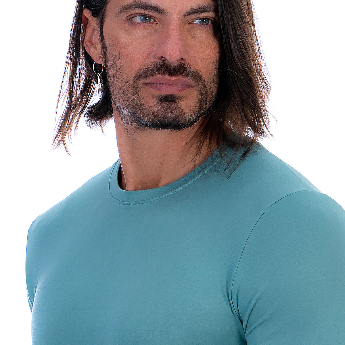 Playera Cuello Redondo Hombre Manga Corta Básica