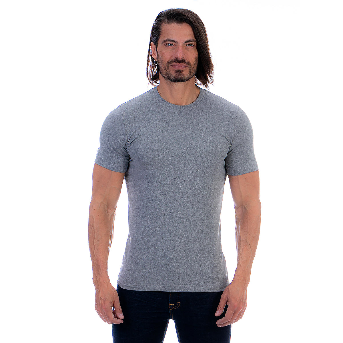 Playera Cuello Redondo Hombre Manga Corta Básica