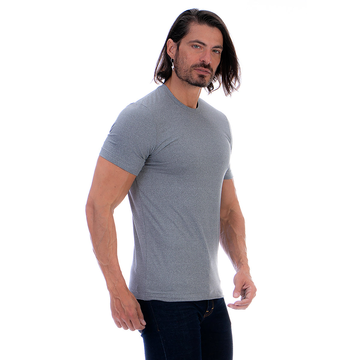 Playera Cuello Redondo Hombre Manga Corta Básica