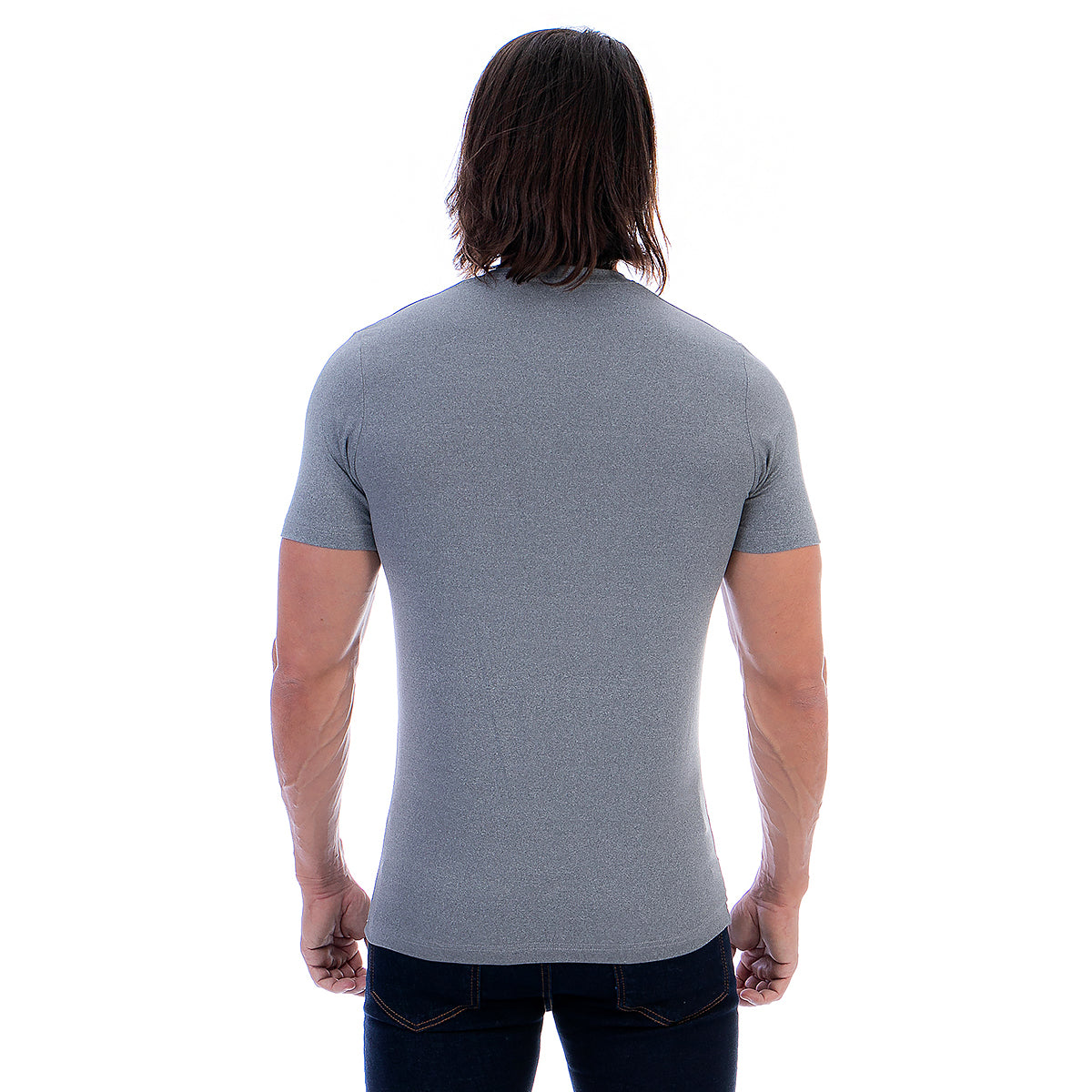 Playera Cuello Redondo Hombre Manga Corta Básica