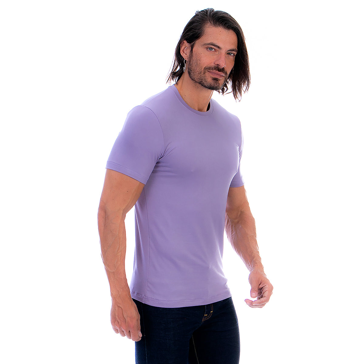 Playera Cuello Redondo Hombre Manga Corta Básica