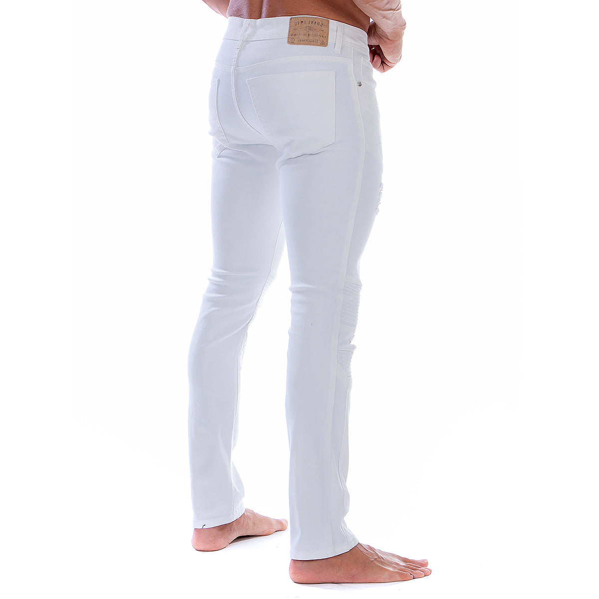 Pantalón Mezclilla Stretch Tipo Biker Para Hombre