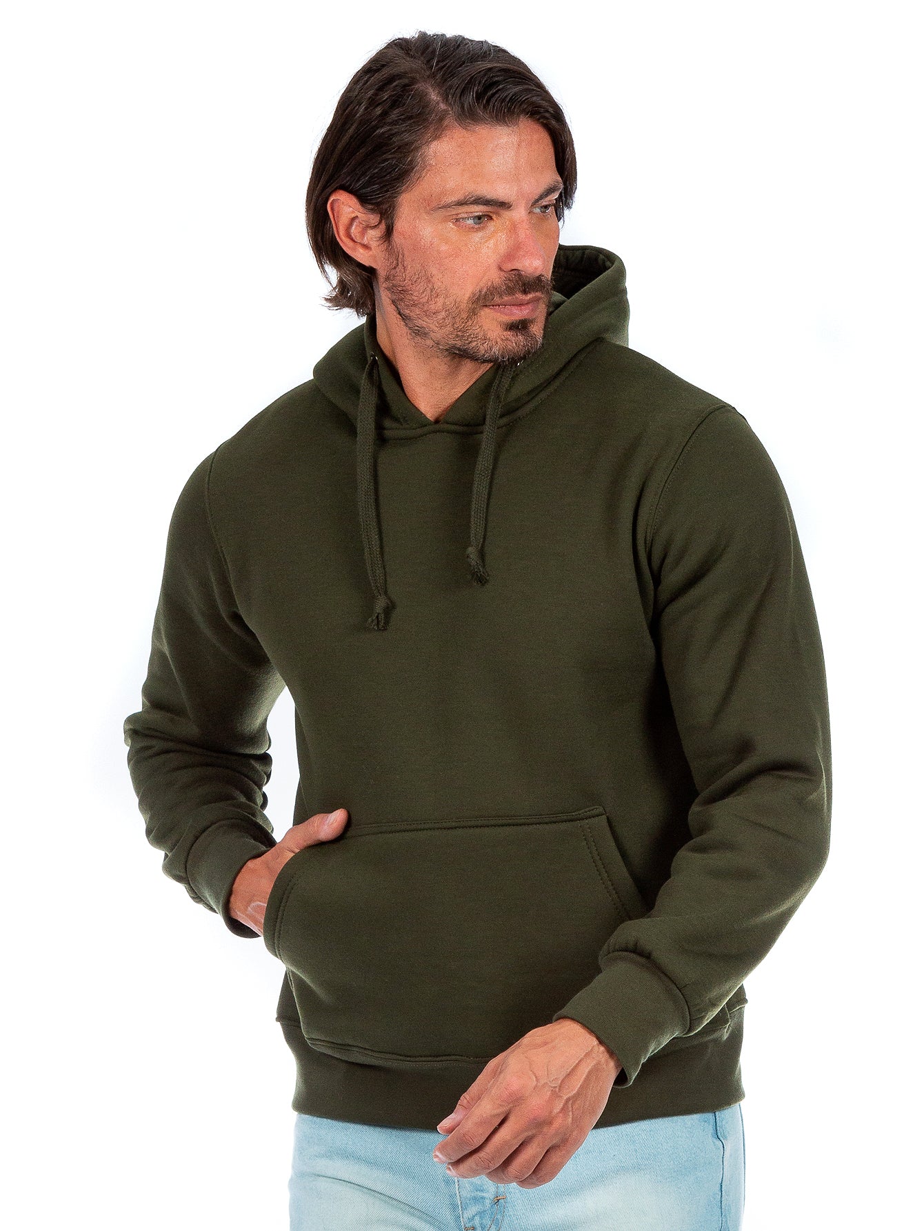 Sudadera Cerrada Para Hombre Con Capucha