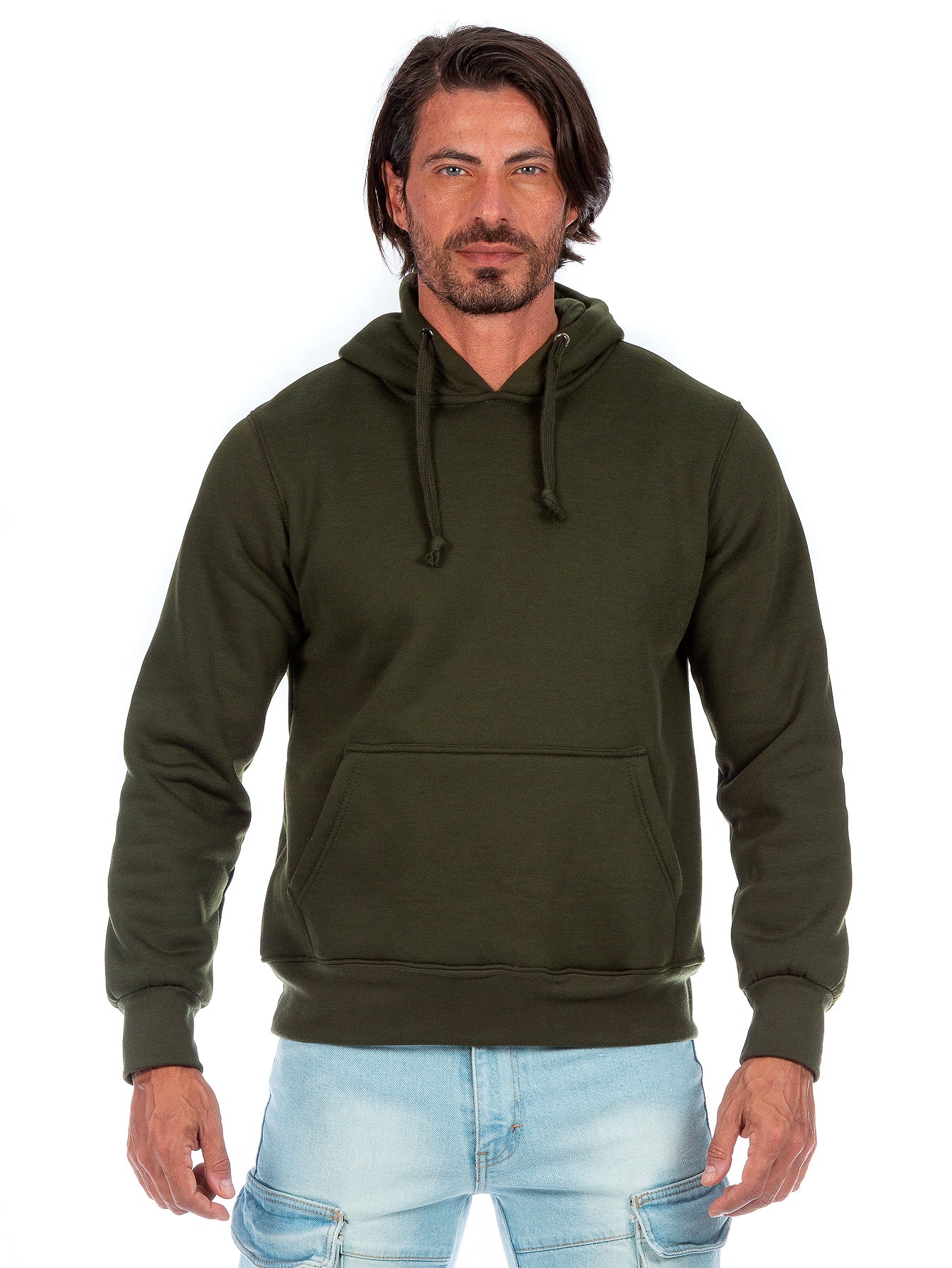 Sudadera Cerrada Para Hombre Con Capucha