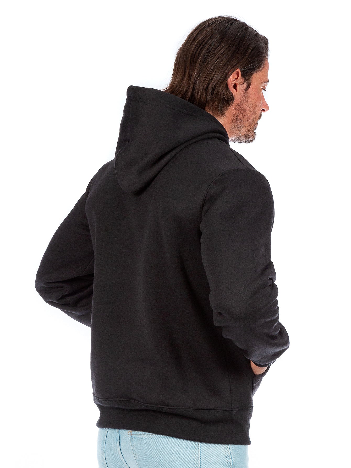 Sudadera Cerrada Para Hombre Con Capucha