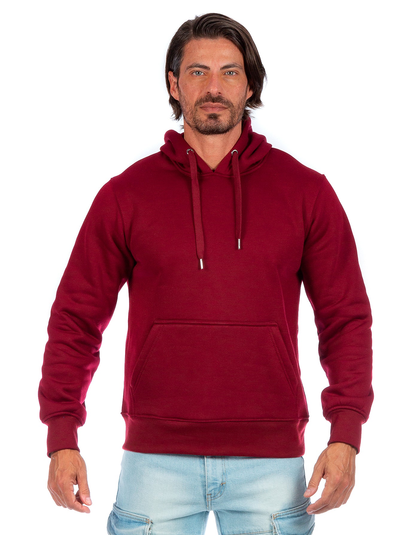 Sudadera Cerrada Para Hombre Con Capucha