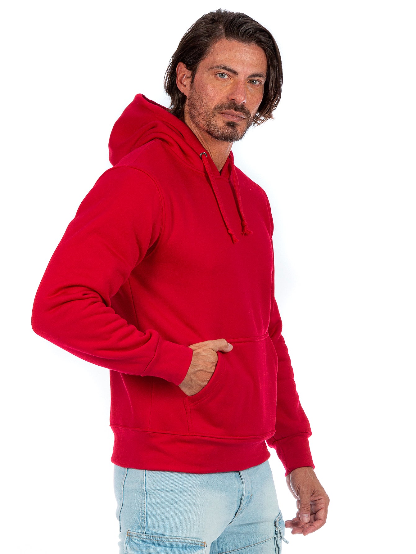 Sudadera Cerrada Para Hombre Con Capucha