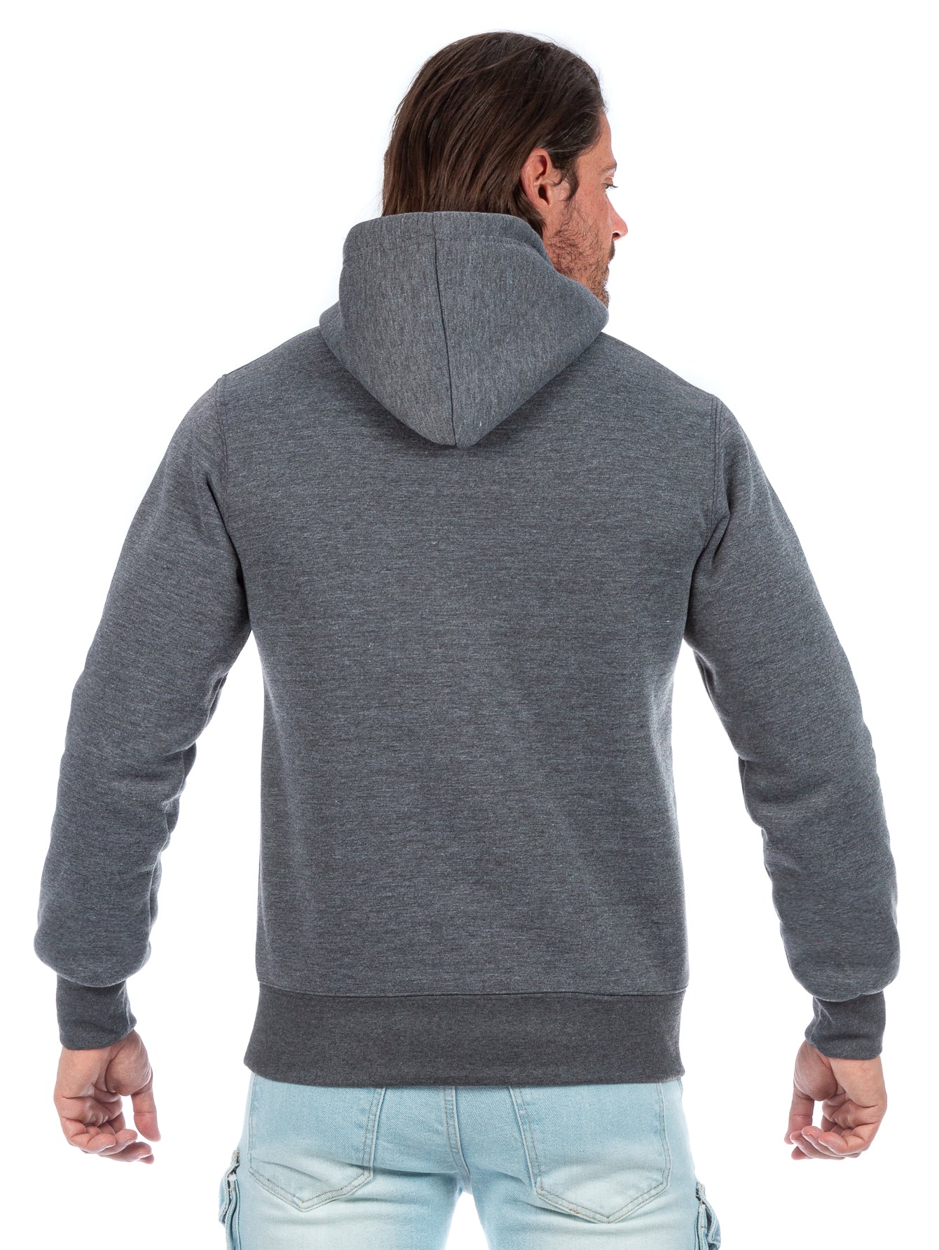 Sudadera Cerrada Para Hombre Con Capucha