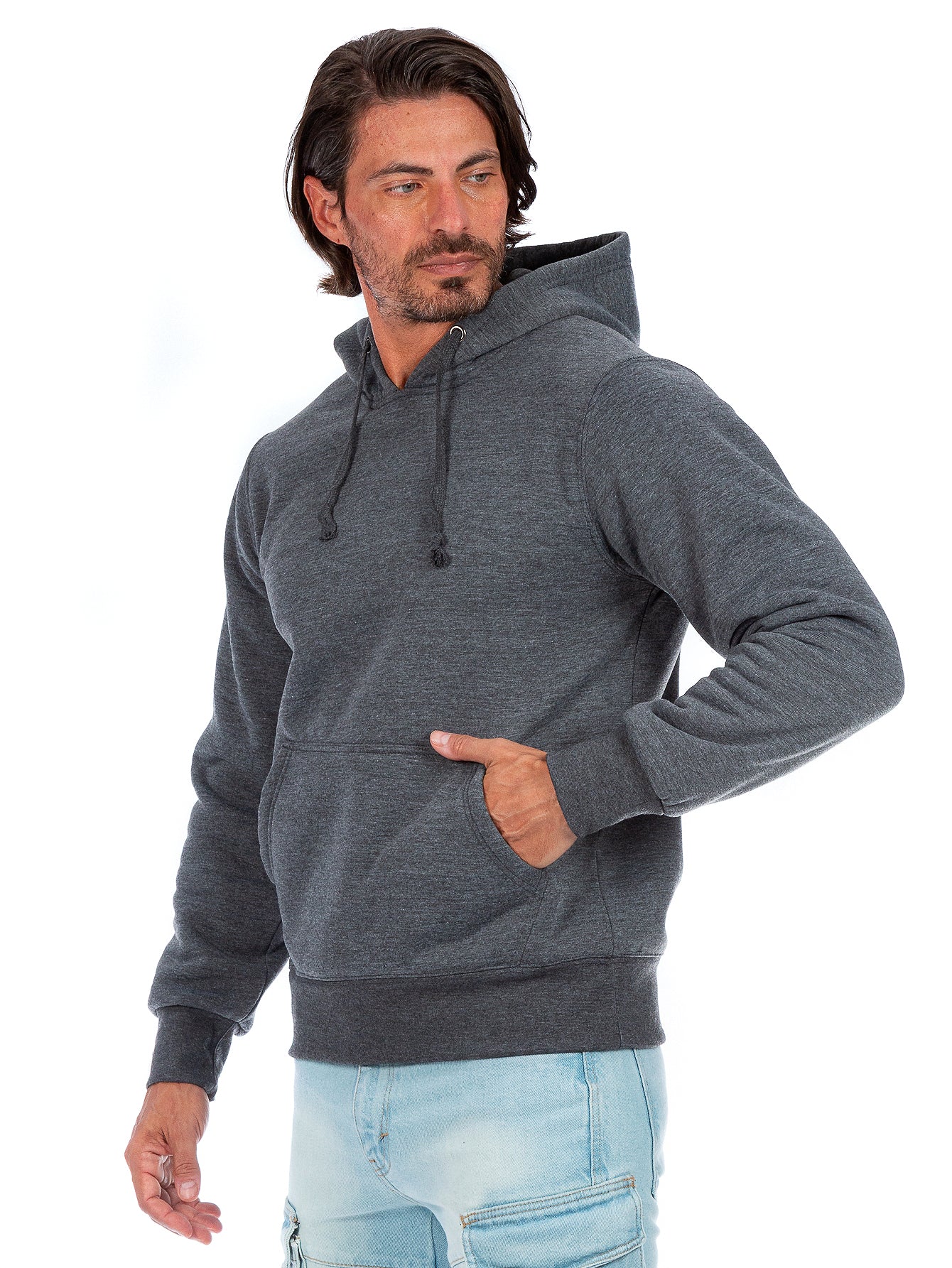 Sudadera Cerrada Para Hombre Con Capucha