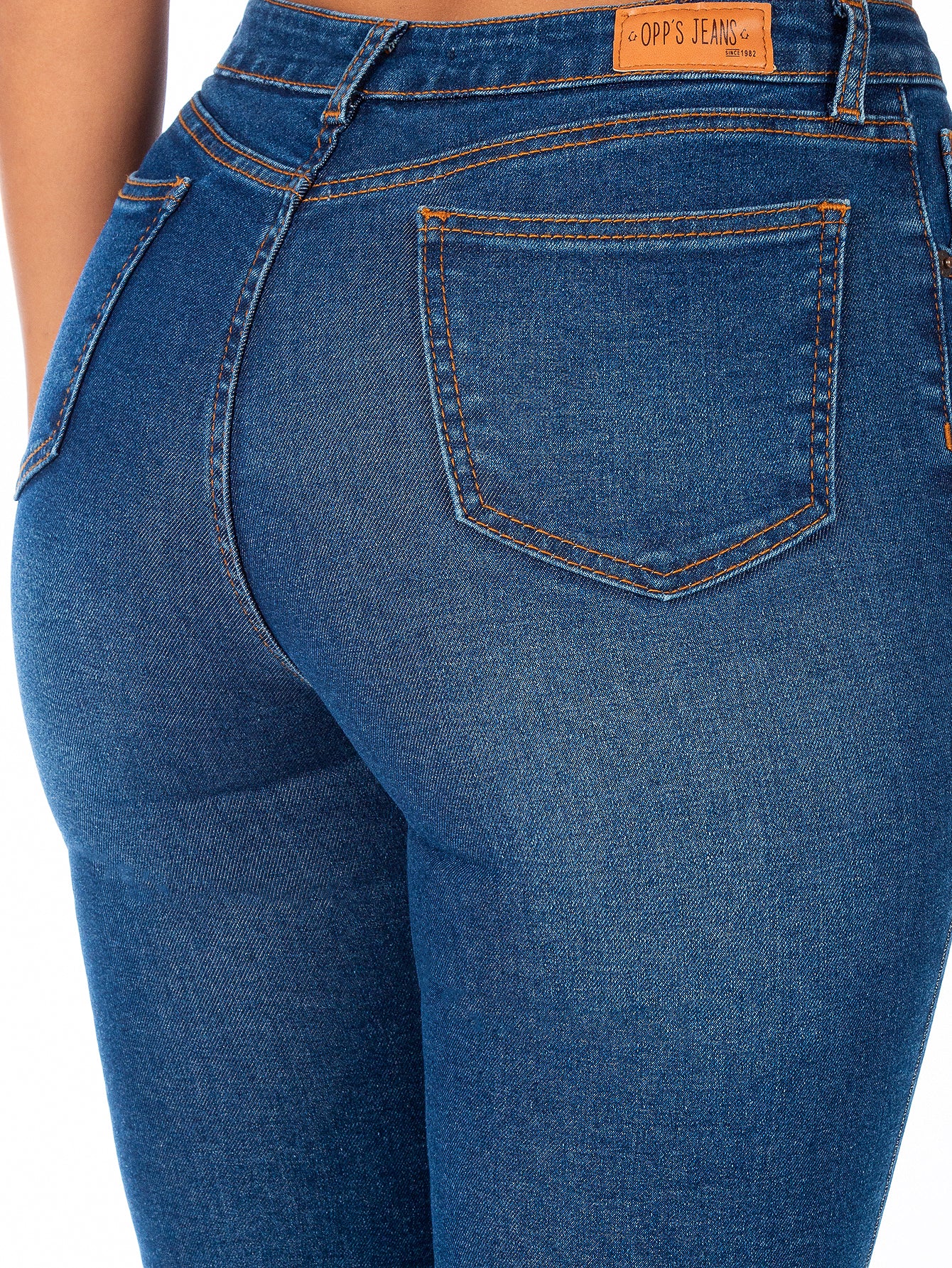 Pantalón Mezclilla Stretch Mujer Campana Botonera