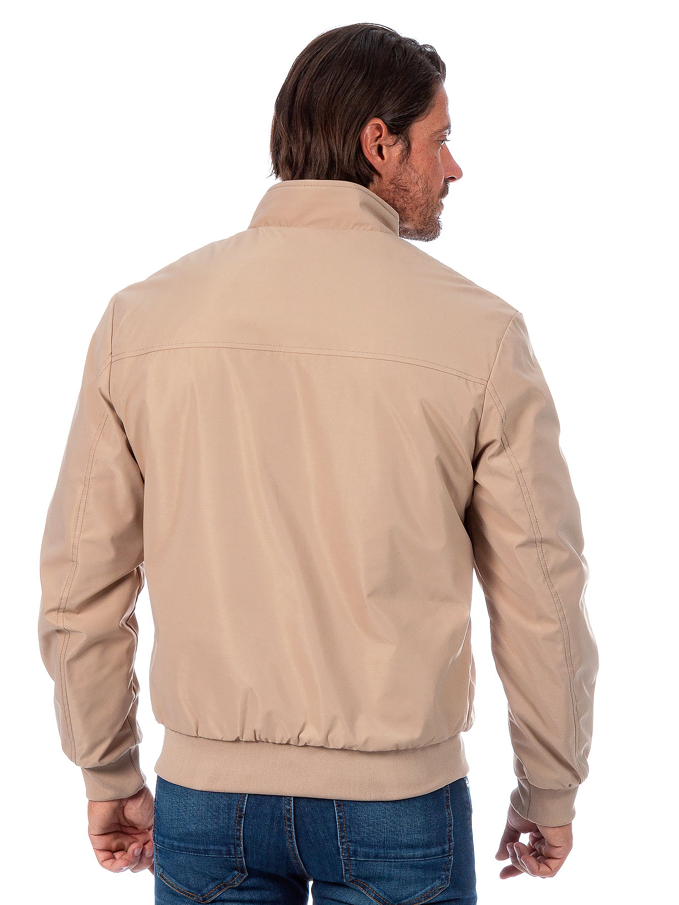 Chamarra Hombre Impermeable Forro De Peluche Con Bolsillos