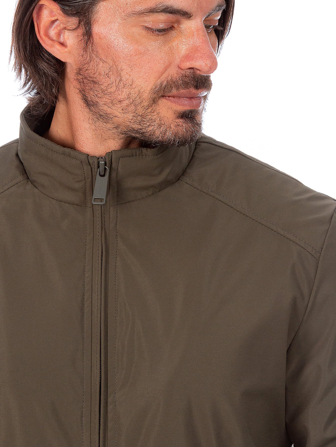 Chamarra Hombre Impermeable Forro De Peluche Con Bolsillos