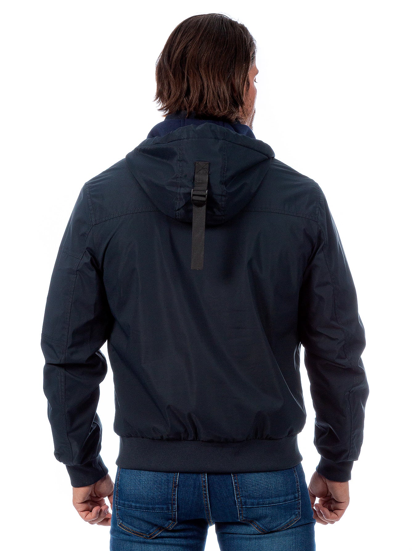 Chamarra Reversible Para Hombre Con Capucha Desmontable