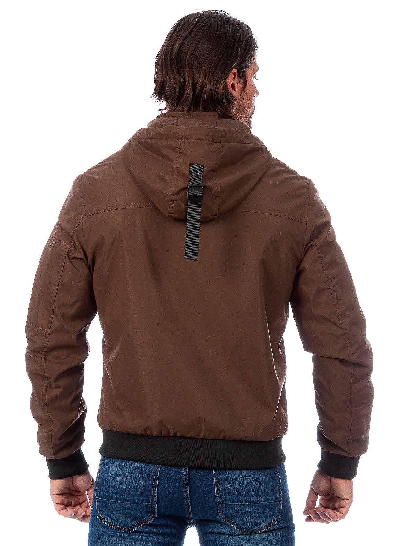 Chamarra Reversible Para Hombre Con Capucha Desmontable