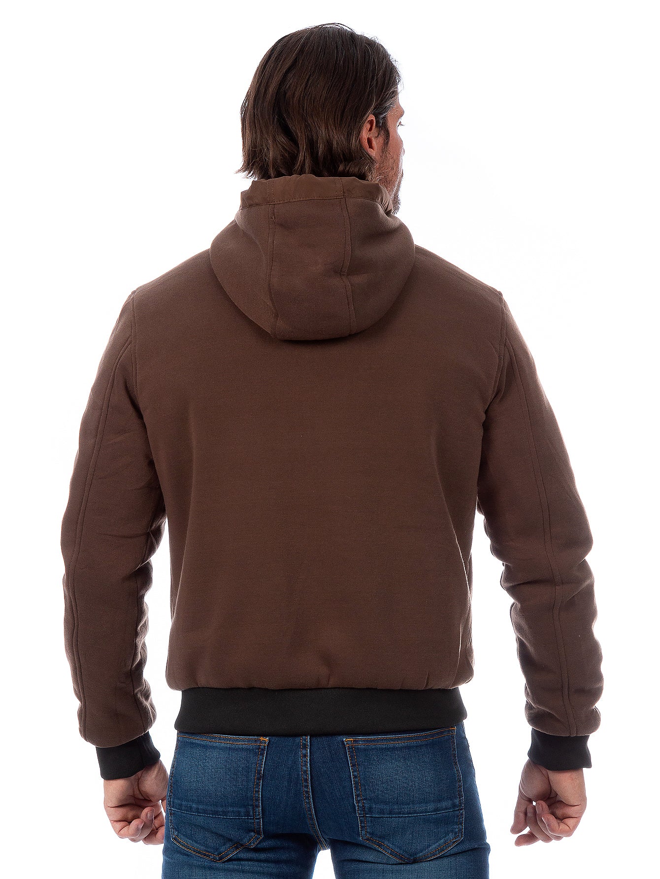 Chamarra Reversible Para Hombre Con Capucha Desmontable