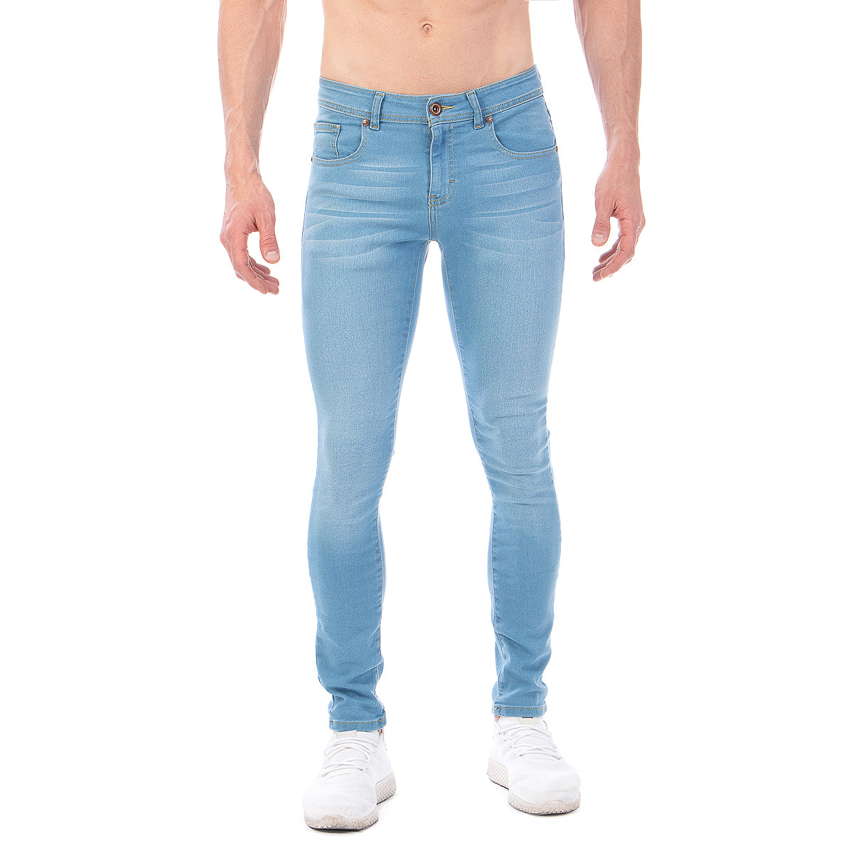 Pantalón Mezclilla Stretch Hombre Bleach