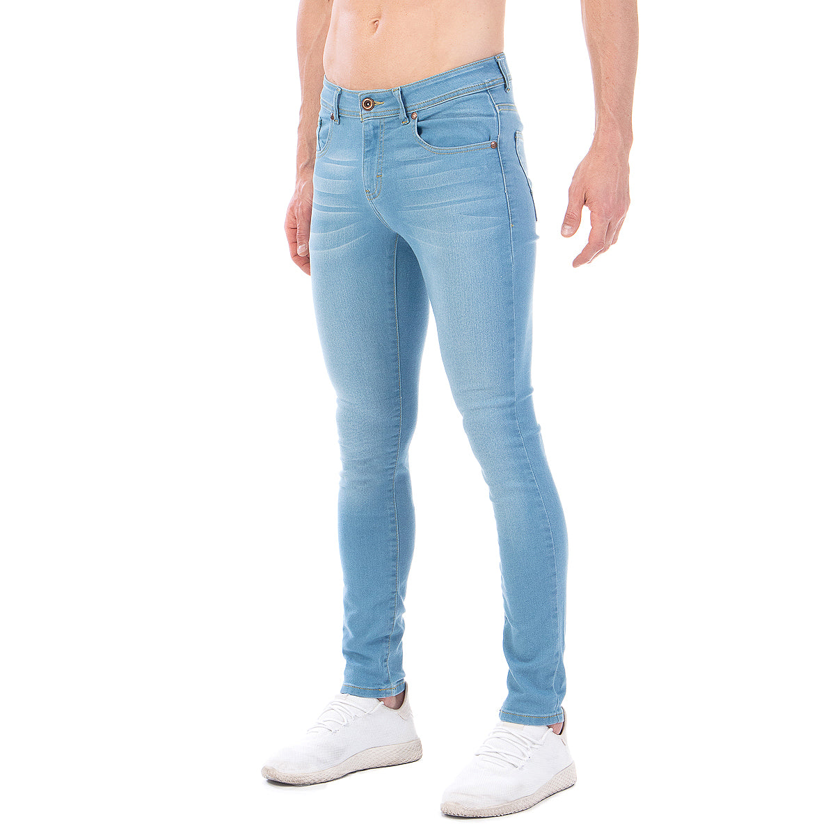 Pantalón Mezclilla Stretch Hombre Bleach