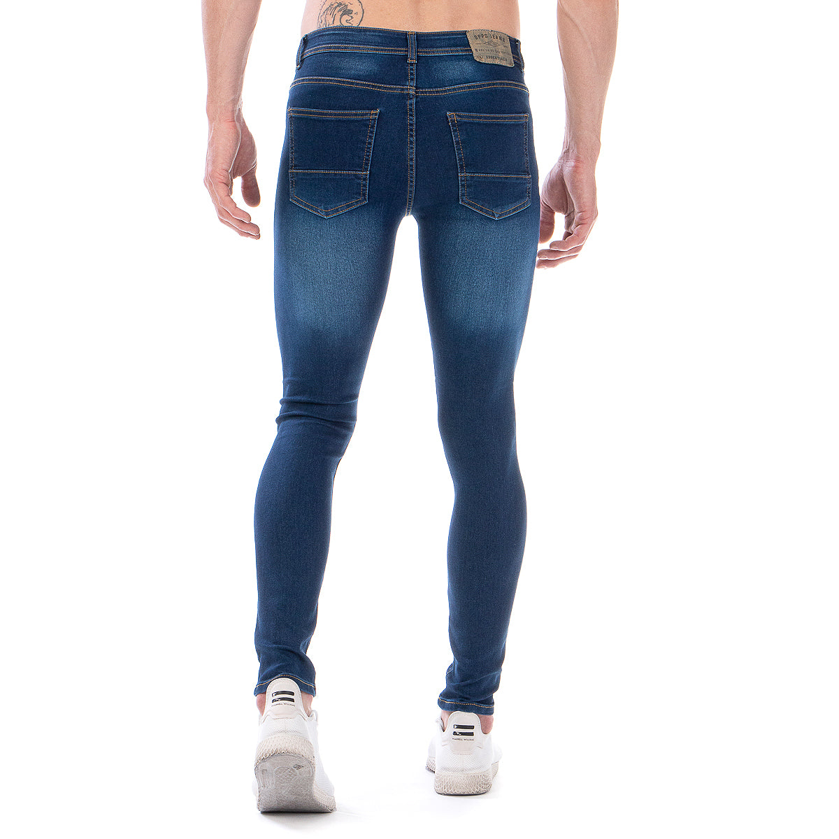 Pantalón Mezclilla Stretch Hombre Stone Wash