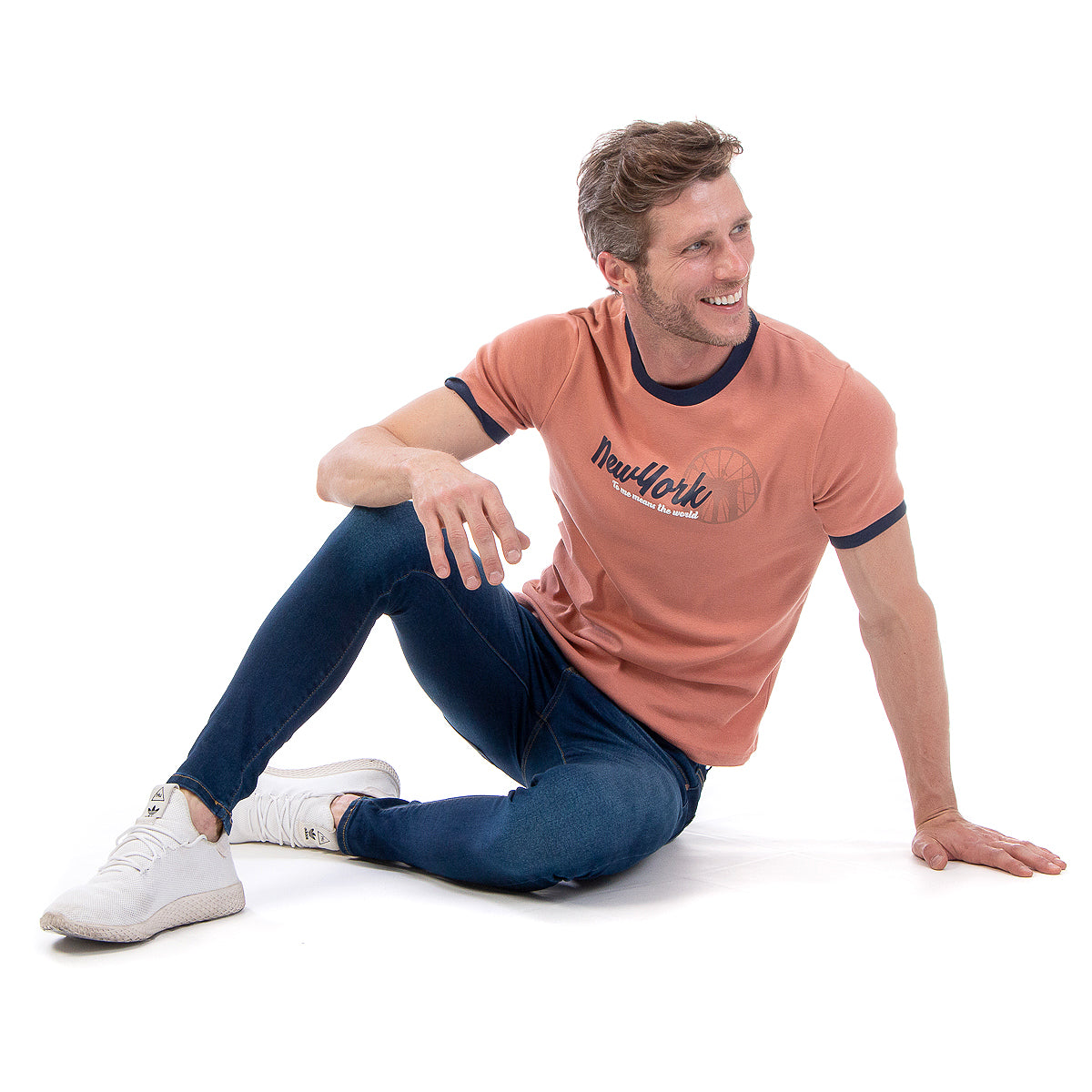 Pantalón Mezclilla Stretch Hombre Stone Wash