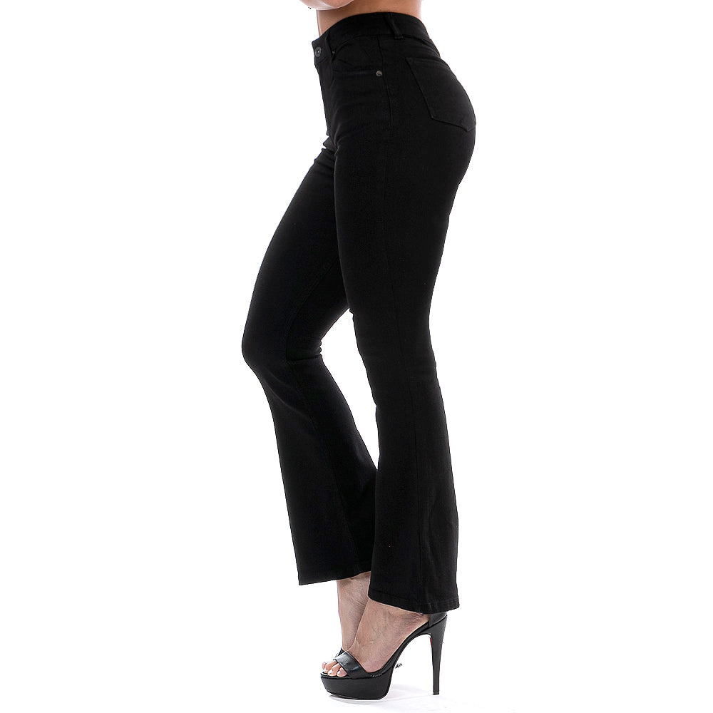 Pantalón Mezclilla Stretch Mujer Corte Campana