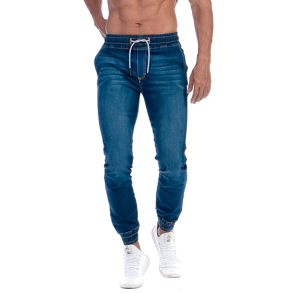 Pantalón Vaquero Jogger Mezclilla Hombre Bolf Pantalones Jogger