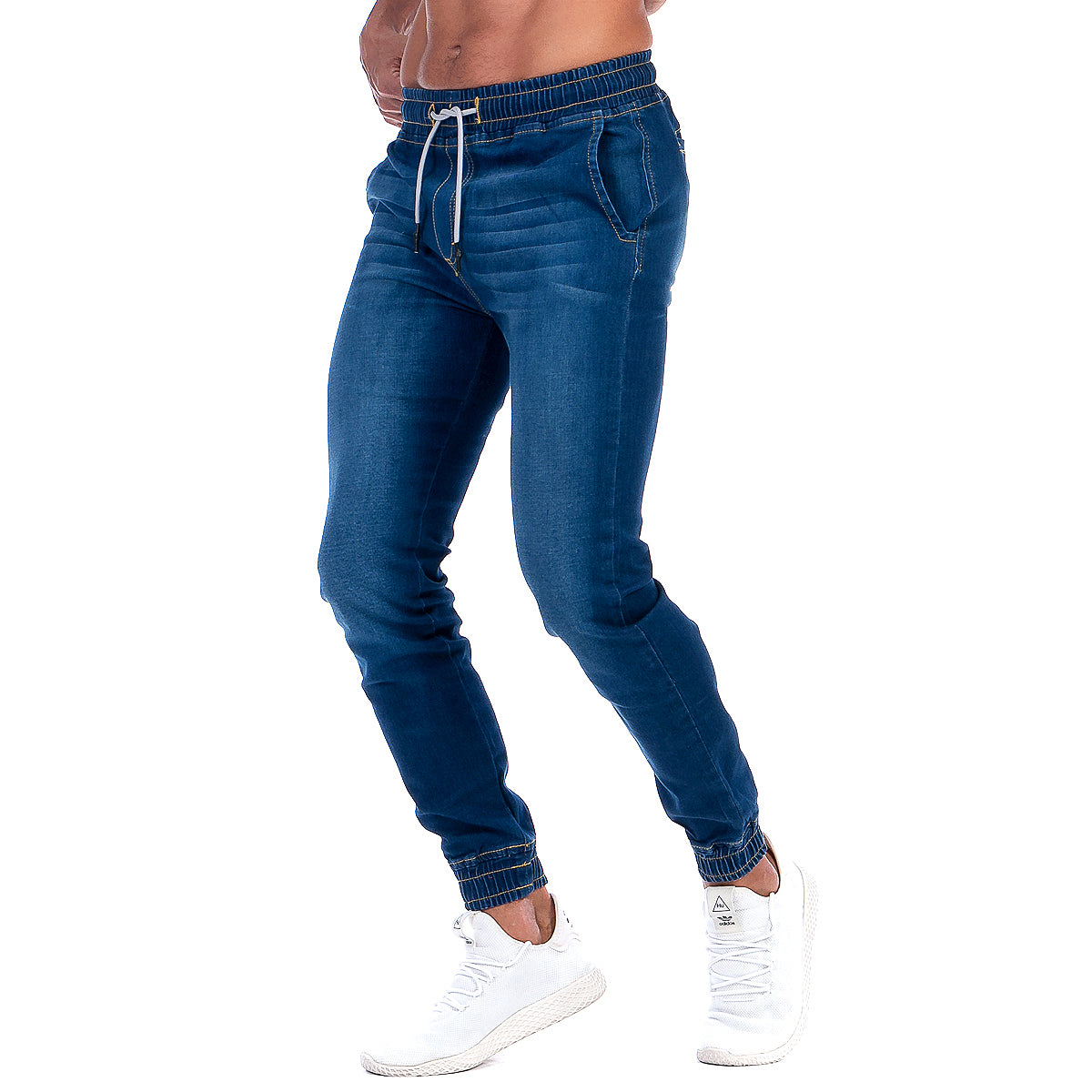 Pantalón Jogger Mezclilla Stretch Hombre Con Bolsillos Opp's