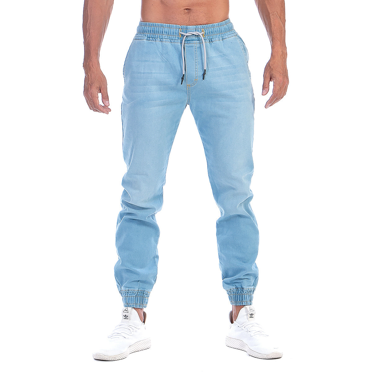 Denim Pants Pantalones Jean Jogger Hombre Pantalón Jogger Denim