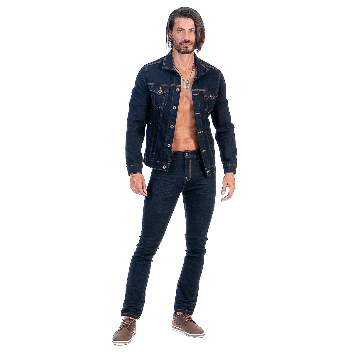 Pantalón Mezclilla Stretch Hombre 16 Baños Premium
