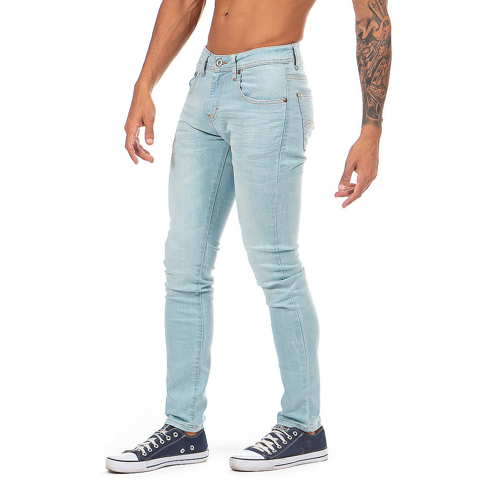 Pantalón Mezclilla Stretch Hombre Bleach Premium
