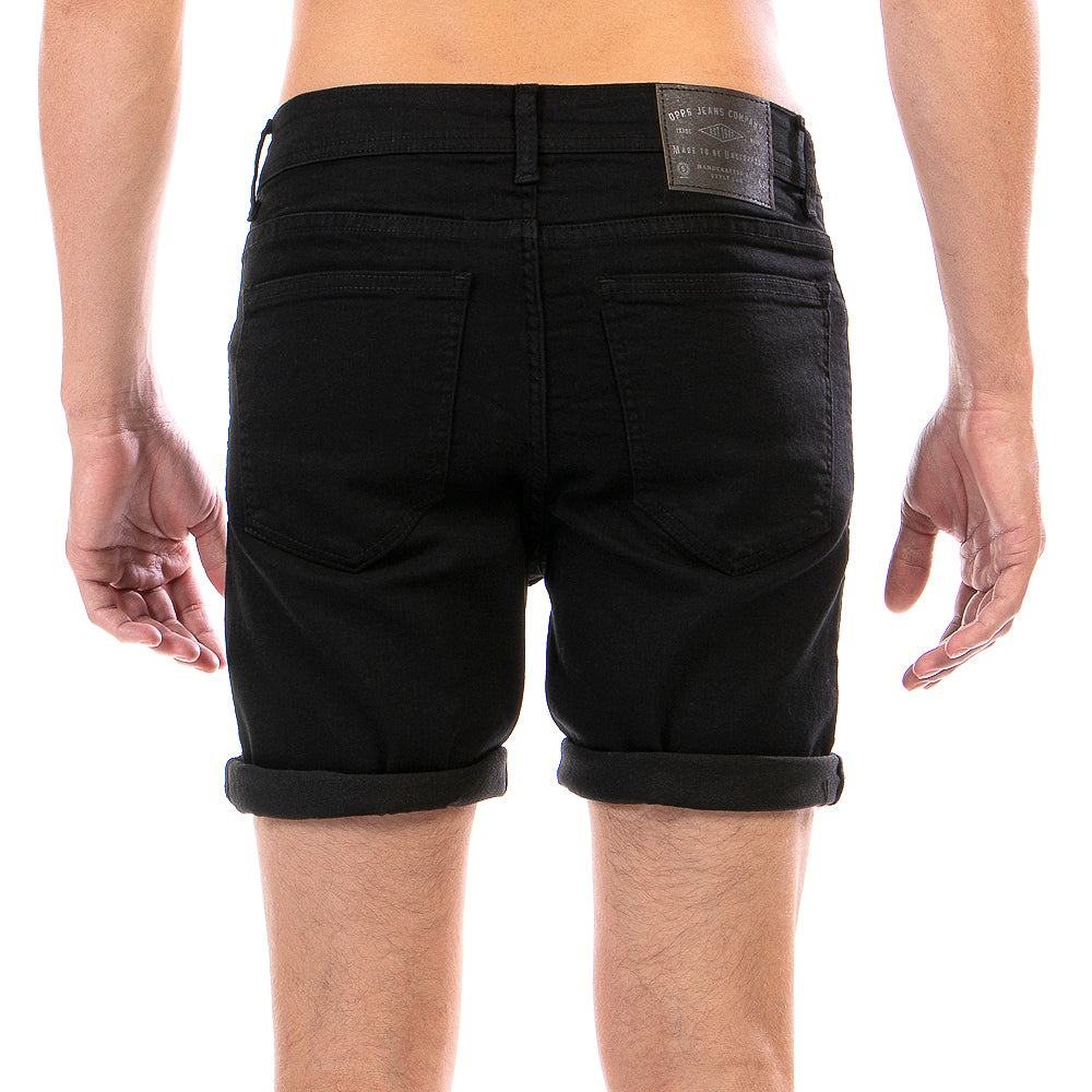 Bermuda Mezclilla Stretch Hombre Slim Fit